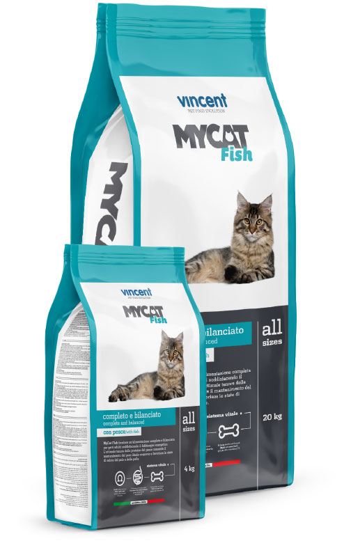 Crocchette per gatti Mycat Fish