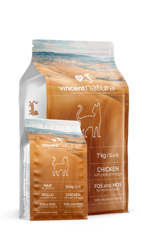 Crocchette per gatti adulti VincentNatura al pollo